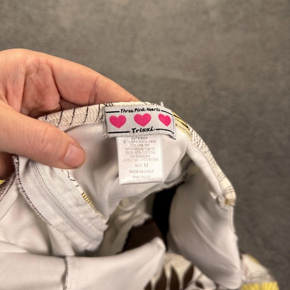 Y2K Babydoll Halter Dress Womens Medium White Floral Ruffle Empire Layered Fairy - Picture 12 of 13